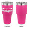 Tribal Arrows 30 oz Stainless Steel Ringneck Tumblers - Pink - Single Sided - APPROVAL