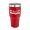 Tribal Arrows 30 oz Stainless Steel Ringneck Tumblers - Red - FRONT