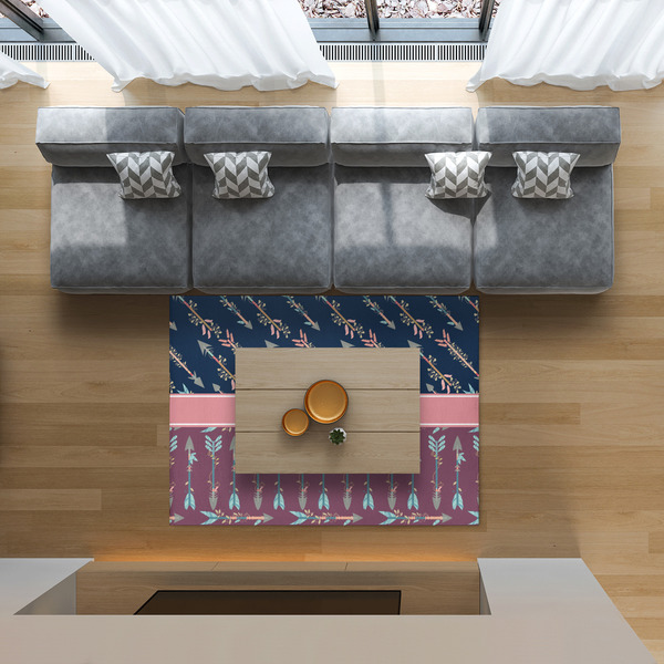 Tribal Arrows 5'x7' Indoor Area Rugs - IN CONTEXT