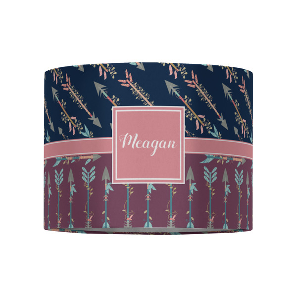 Tribal Arrows 8" Drum Lampshade - FRONT (Fabric)
