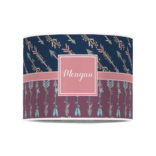 Tribal Arrows 8" Drum Lampshade - FRONT (Poly Film)