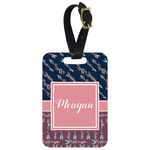 Tribal Arrows Metal Luggage Tag w/ Name or Text
