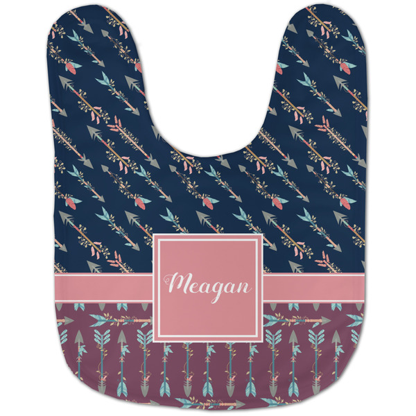 Tribal Arrows Baby Bib - AFT flat
