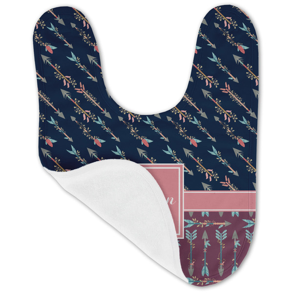 Tribal Arrows Baby Bib - AFT folded