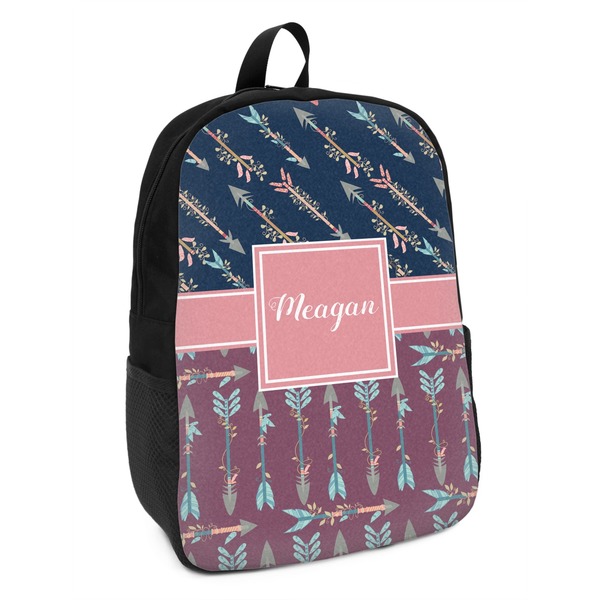 Custom Tribal Arrows Kids Backpack (Personalized)