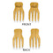 Tribal Arrows Bamboo Salad Hands - APPROVAL