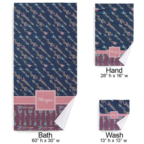 Tribal Arrows Bath Towel Sets - 3-piece - Approval