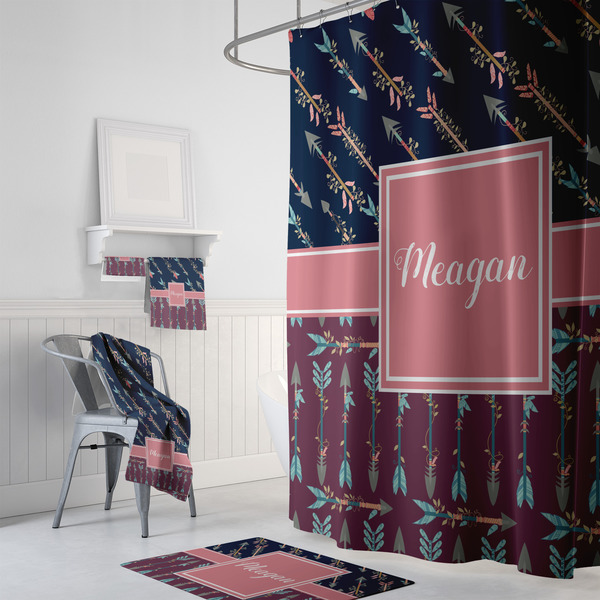 Tribal Arrows Bath Towel Sets - 3-piece - In Context