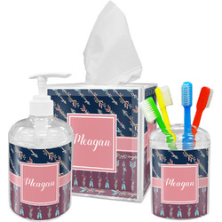 Tribal Arrows Acrylic Bathroom Accessories Set w/ Name or Text