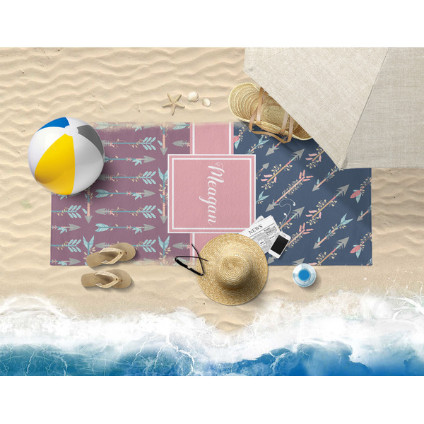 Tribal Arrows Beach Towel Lifestyle