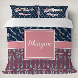 Tribal Arrows Duvet Cover Set - King (Personalized)