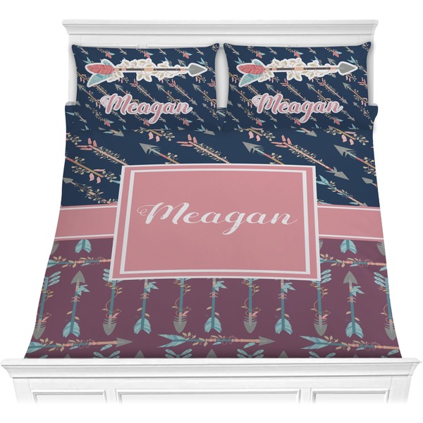 Custom Tribal Arrows Comforter Set - Full / Queen (Personalized)