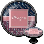 Tribal Arrows Cabinet Knob (Black) (Personalized)