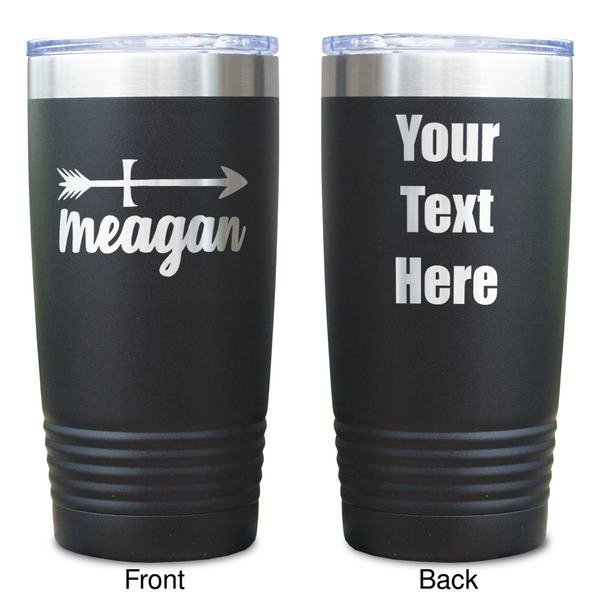 Tribal Arrows Black Polar Camel Tumbler - 20oz - Double Sided  - Approval