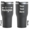 Tribal Arrows Black RTIC Tumbler - Front and Back