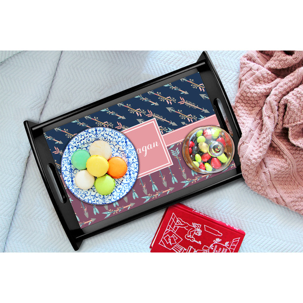 Tribal Arrows Black Tray - Lifestyle (UPDATED)