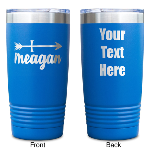 Tribal Arrows Blue Polar Camel Tumbler - 20oz - Double Sided - Approval