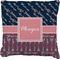Tribal Arrows Faux-Linen Throw Pillow 16" (Personalized)