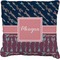 Tribal Arrows Faux-Linen Throw Pillow 18" (Personalized)