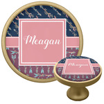 Tribal Arrows Cabinet Knob - Gold (Personalized)