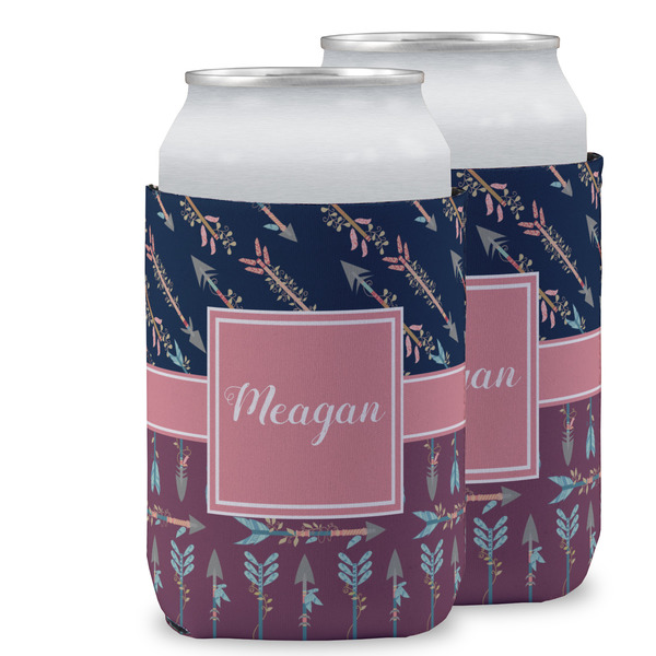 Custom Tribal Arrows Can Cooler (12 oz) w/ Name or Text