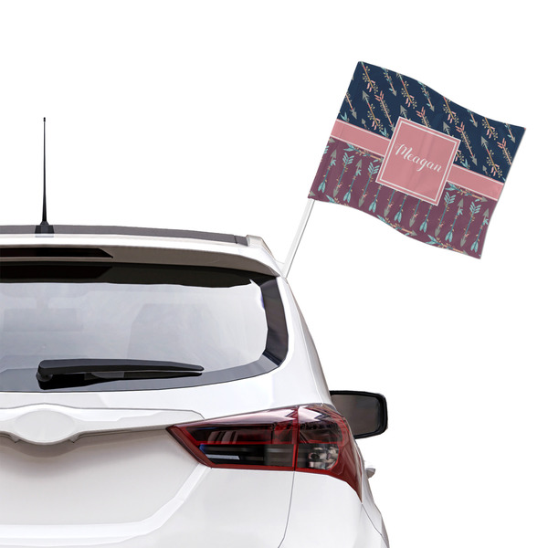 Tribal Arrows Car Flag - Large - LIFESTYLE