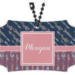 Tribal Arrows Rear View Mirror Ornament (Personalized)