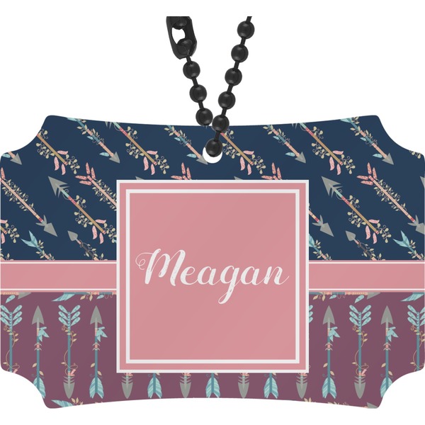 Custom Tribal Arrows Rear View Mirror Ornament (Personalized)