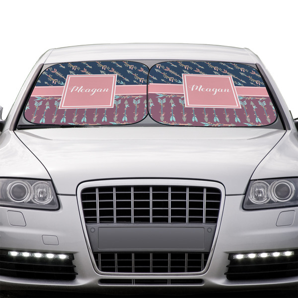 Tribal Arrows Car Sun Shades - IN CONTEXT