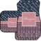 Tribal Arrows Car Floor Mats Set - 2 Front & 2 Back (Personalized)