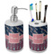 Tribal Arrows Ceramic Bathroom Accessories Set (Personalized)
