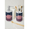 Tribal Arrows Ceramic Bathroom Accessories - LIFESTYLE (toothbrush holder & soap dispenser)