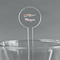 Tribal Arrows 5.5" Round Plastic Stir Sticks - Clear (Personalized)