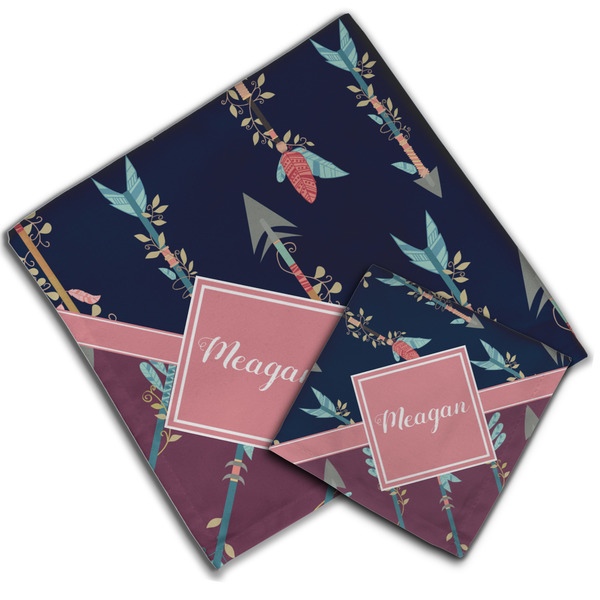 Tribal Arrows Cloth Napkins - Personalized Lunch & Dinner (PARENT MAIN)
