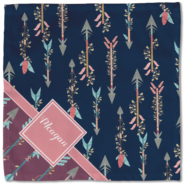 Tribal Arrows Cloth Napkins - Personalized Lunch (Single Full Open)