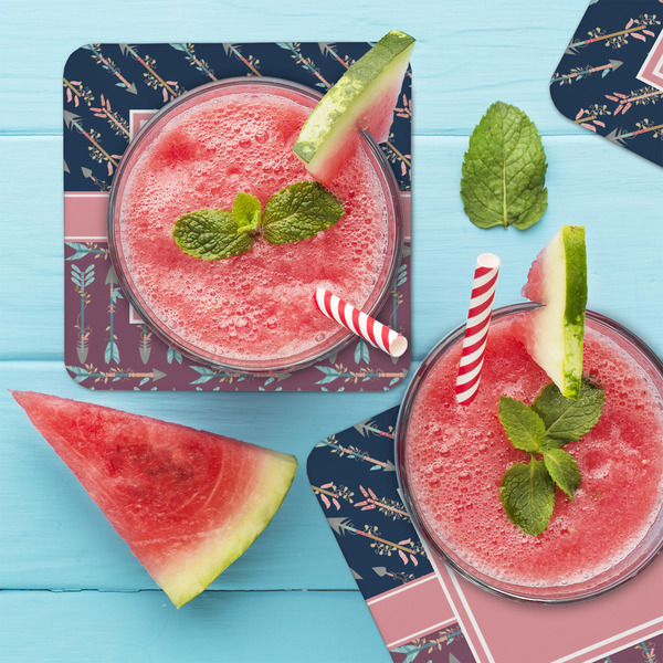 Tribal Arrows Coaster Set - LIFESTYLE