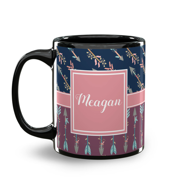 Tribal Arrows Coffee Mug - 11 oz - Black