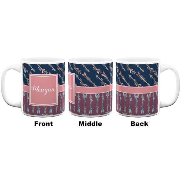 Tribal Arrows Coffee Mug - 11 oz - White APPROVAL