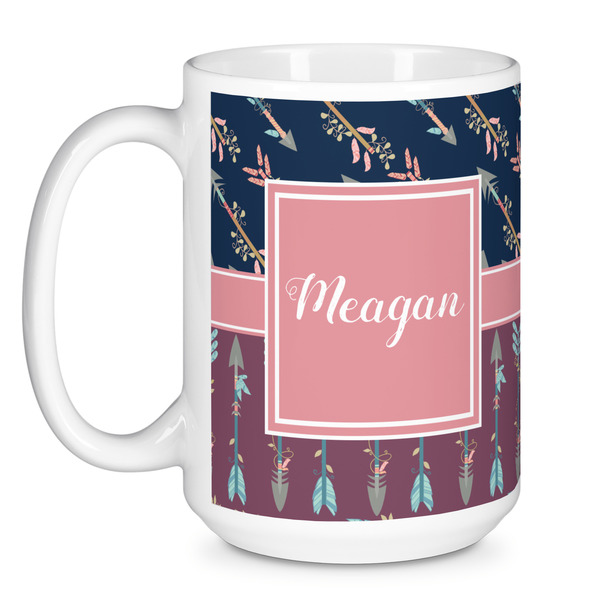 Tribal Arrows Coffee Mug - 15 oz - White