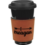 Tribal Arrows Leatherette Cup Sleeve - Double Sided (Personalized)