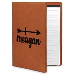 Tribal Arrows Leatherette Portfolio with Notepad (Personalized)