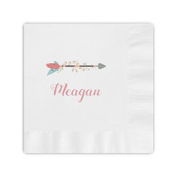 Tribal Arrows Coined Cocktail Napkins (Personalized)
