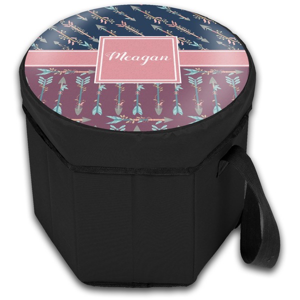 Tribal Arrows Collapsible Personalized Cooler & Seat (Closed)