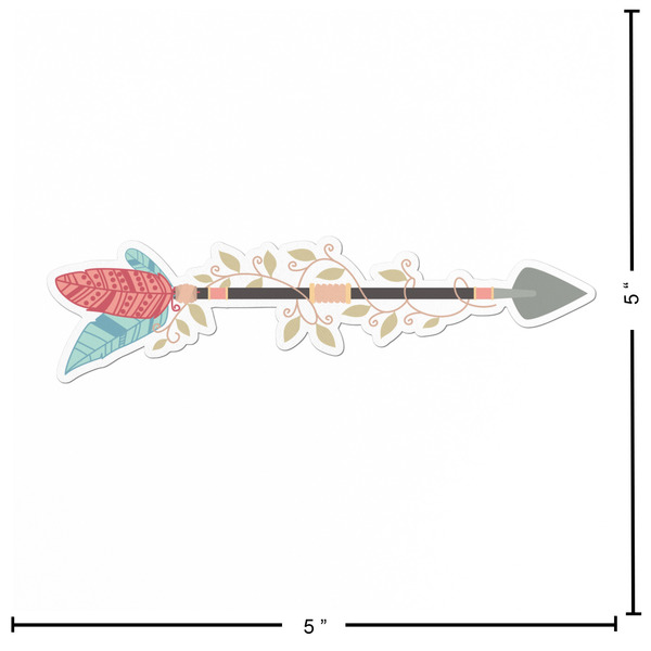 Tribal Arrows Custom Shape Iron On Patches - L - APPROVAL