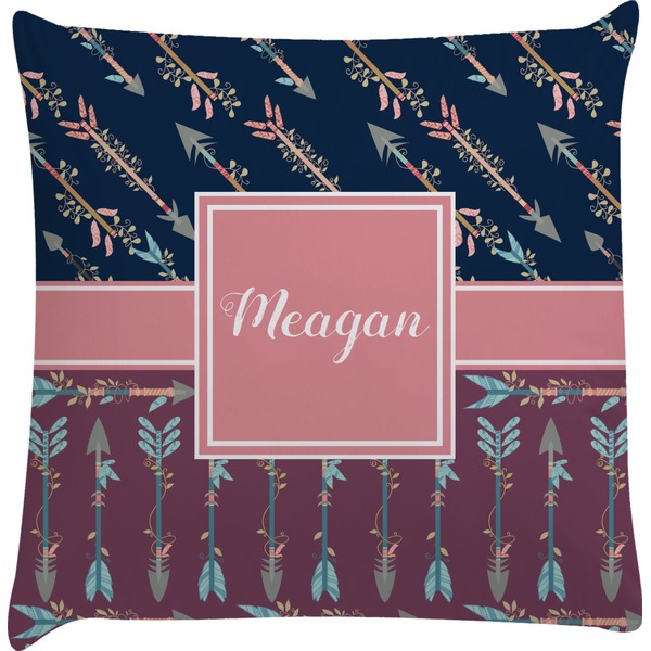 Custom Tribal Arrows Decorative Pillow Case (Personalized)