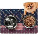 Tribal Arrows Dog Food Mat - Small w/ Name or Text