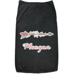 Tribal Arrows Black Pet Shirt (Personalized)