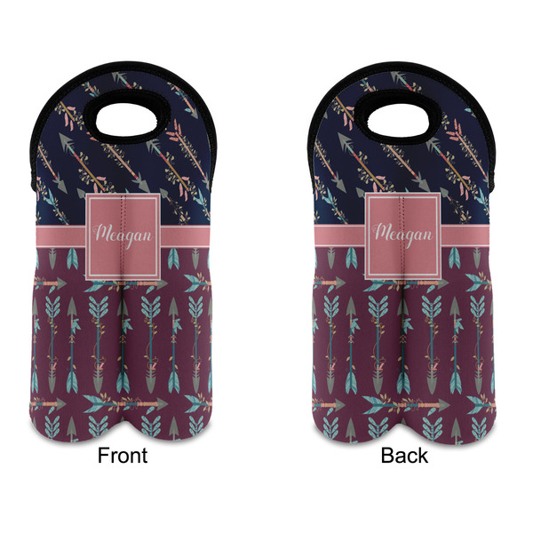 Tribal Arrows Double Wine Tote - APPROVAL (new)