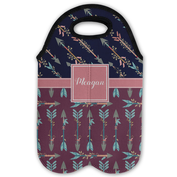 Tribal Arrows Double Wine Tote - Flat (new)