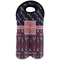 Tribal Arrows Double Wine Tote - Front (new)
